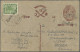Nepal - Postal Stationery: 1930's: Postal Stationery Card 4p. Brown Used From Ka - Népal