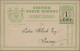 North Borneo - Postal Stationery: 1892 P/s Card 1c. On 8c. With Overprint Variet - Autres - Asie