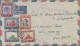 Delcampe - Palestine: 1950/59, Two Covers Used From Jerusalem (one Mixed Frank With Jordan) - Palestina