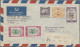 Delcampe - Palestine: 1950/59, Two Covers Used From Jerusalem (one Mixed Frank With Jordan) - Palestina