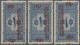 Saudi Arabia - Postage Dues: 1921 Hejaz Postage Due 1pi. Blue, Zig-zag Roulette - Saudi Arabia