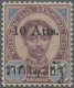 Thailand: 1899 Provisional 10a. On 24a. Purple & Blue With Overprint In Type II - Thailand