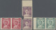 Thailand: 1947/1951 'King Bhumibol' Definitives: Three Imperf Proof Pairs With P - Thailand