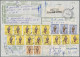 United Arab Emirates: 1992 Two Registered Parcel Post Cards To Palermo, Italy Wi - Verenigde Arabische Emiraten