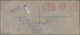 Delcampe - Aden: 1951/1966, METER MARKS, Lot Of Seven Commercial Covers Mainly To Germany S - Yémen