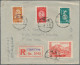 Delcampe - China (PRC): 1949/1955, Group Of 24 Old Currency Covers, A Postcard, And A Parti - Otros & Sin Clasificación