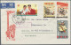 Delcampe - China (PRC): 1960/1970s, Covers (21) Or Ppc (2) Used Foreign Inc. Peonies, Huang - Autres & Non Classés