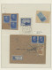 Israel: 1948, Interim-Mail, Sophisticated Used And Mint Collection Of Stamps And - Cartas & Documentos