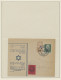 Israel: 1948, Interim-Mail, Sophisticated Used And Mint Collection Of Stamps And - Brieven En Documenten