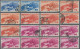 Japan: 1929/1961, Stock Of Airmail Stamps, Lake Ashi To Great Buddha, Majority U - Andere & Zonder Classificatie