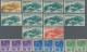 Delcampe - Japan: 1929/1961, Stock Of Airmail Stamps, Lake Ashi To Great Buddha, Majority U - Other & Unclassified