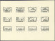 Lebanon: 1942/1945: 18 Items, Mostly Combined Proof Sheets, Profoundly Described - Libanon