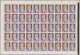 Mongolia: 1932/2001, Collection Of Full Sheets MNH Or Partially Mounted Mint, In - Mongolia