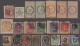 Asia: 1874/1916 (ca.), Used Group Of Japan, Korea And Tibet (#1/5 On Pieces) On - Asia (Other)