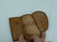 Delcampe - Vintage Brawn Leather Key Case For Three Keys Key Chain Ring #2360 - Toebehoren