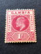 GAMBIA  SG 45  1d Carmine  MH* - Gambia (...-1964)