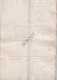 Limburg - Manuscript ± 1789 Opsomming Gevluchte Gangsters (V3105) - Manuskripte