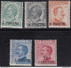 1921 Costantinopoli, N° 28/32 5a Emissione MNH/** Firma Sorani - Other & Unclassified