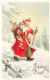 FETE ET VOEUX - Noël - Le Père Noël Avec Des Jouets - Colorisé - Carte Postale Ancienne - Other & Unclassified