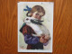 USSR RUSSIA UKRAINE INFORMATION CANCELLATION KHARKIV TO ESTONIA , GIRL WITH RABBIT , 16-23 - Other & Unclassified