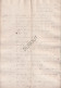 Limburg/Bree/Bocholt - Manuscript ± 1789 Lijst Opgehangen Criminelen !! (V3104) - Manuscrits