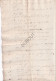 Limburg/Bree/Bocholt - Manuscript ± 1789 Lijst Opgehangen Criminelen !! (V3104) - Manuscritos