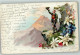 39424407 - Edelweiss Tracht Lithographie - Alpinisme