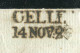 "HANNOVER" 1825, Vorphila-Briefhuelle Mit L2 "CELLE" (R1249) - Prefilatelia