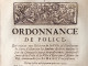 PRISE DE LA VILLE D'YPRES PAR L'ARMÉE ORDONNANCE DE POLICE AUX HABITANTS DE PARIS ET FAUBOURGS 1744 - Decretos & Leyes