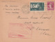 1er Transport Aérien Sans Surtaxe - Paris- St Etienne (Loire)   06/07/1937 - 1927-1959 Cartas & Documentos