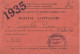 01-Hôpital Saint-Louis... Administration Générale De L'Assistance Publique... P.Jupille ...Paris 1935 - Cartes De Membre