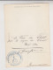 Fixe Autographe Imprimée Pape Pie XI Tampon Paroisse St Bruno Grenoble Noël 1936 - Altri & Non Classificati