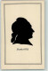 39274607 - Scherenschnitt 1775 Serie 104 Nr 1334 Historische Goethe-Silhouette - Ecrivains