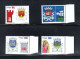 Portugal 1997 "City Crests" Condition MNH  Mundifil #2439-2444 (FDC + 4 Stamps) - Ongebruikt