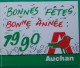 Petit Calendrier De Poche 1990 Enseigne Magasin Auchan - Kleinformat : 1981-90