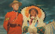 Indien Chief And Royal Canadian Mounted Police Ngl #F0478 - Non Classés
