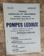 Catalogue POMPES LEDOUX Agricoles Et Ménagères Robinetterie Vin 1923 - 1900 – 1949