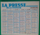 Petit Calendrier De Poche 1991 Journal La Presse De La Manche Cherbourg - Tamaño Pequeño : 1991-00
