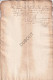 Manuscrit 1673 Concernant Jerome Albert Comte De Mérode Et De Thian  (V3095) - Manuscritos