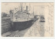 Anvers Shipyard Old Postcard Posted 1905 B240503 - Andere & Zonder Classificatie