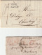 Delcampe - 19e Siècle - 1811 / 1864 - Petite Collection De 15 Lettres Pliées De SUISSE - Marcophilie - Marques Postales - 30 Scans - Verzamelingen