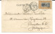 !!! CONGO, CPA DE 1907, DÉPART DE BOKITELA POUR BRUXELLES, BELGIQUE - Covers & Documents