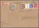 Amerik.+Brit. Zone (Bizone), 1945, 2,6,8,9, Brief - Briefe U. Dokumente