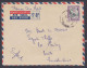 Sri Lanka Ceylon 1958 Used Forces Airmail Cover To England, Armed Forces, MIlitary, Orchid, Flower, Flowers - Sri Lanka (Ceylon) (1948-...)