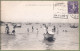 CPA - GIRONDE - ARCACHON - UN COIN DE LA PLAGE - Petite Animation, Barque - Arcachon