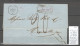 France -Lettre Du Paquebot De La Méditerranée  THABOR - 1855- Constantinople - Maritieme Post