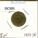 5 PFENNIG 1972 D WEST & UNIFIED GERMANY Coin #DC385.U.A - 5 Pfennig