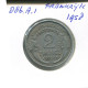 2 FRANCS 1958 FRANCIA FRANCE Moneda #AN362.E.A - 2 Francs