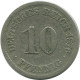 10 PFENNIG 1876 J GERMANY Coin #AE508.U.A - 10 Pfennig
