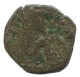 JESUS CHRIST ANONYMOUS CROSS FOLLIS Antiguo BYZANTINE Moneda 1.2g/16m #AF800.12.E.A - Byzantinische Münzen